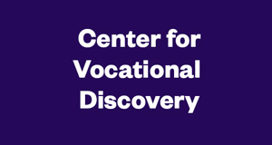 Give to Center for Vocational Discovery